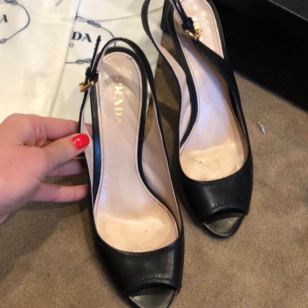 Prada slingback pumps